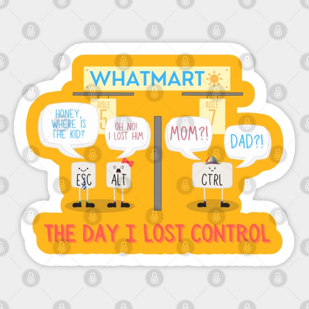 Lost Control Sticker by GiveMeThatPencil